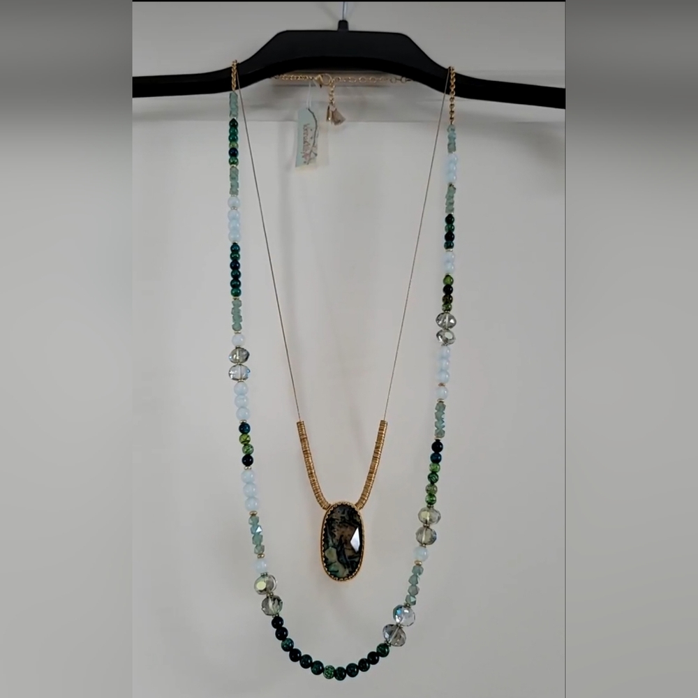 Green Crystal Necklace